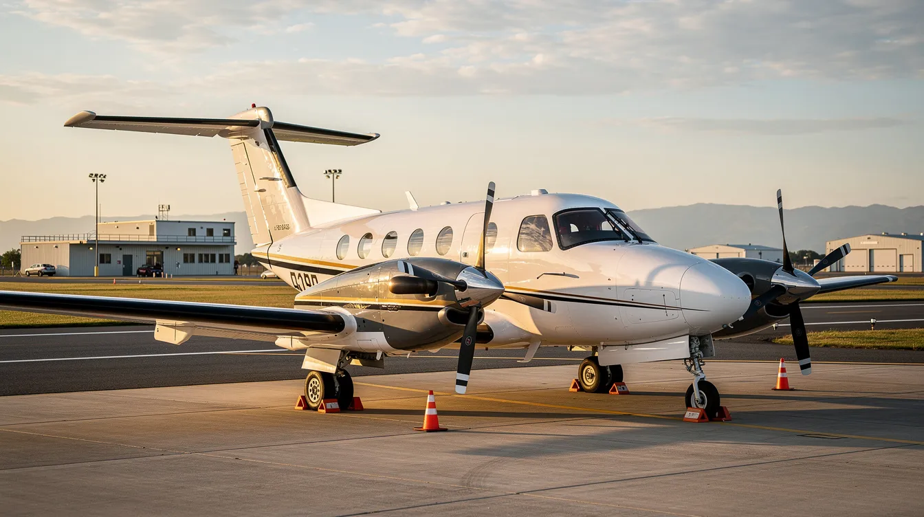 King Air 350 pre-buy presentation detail